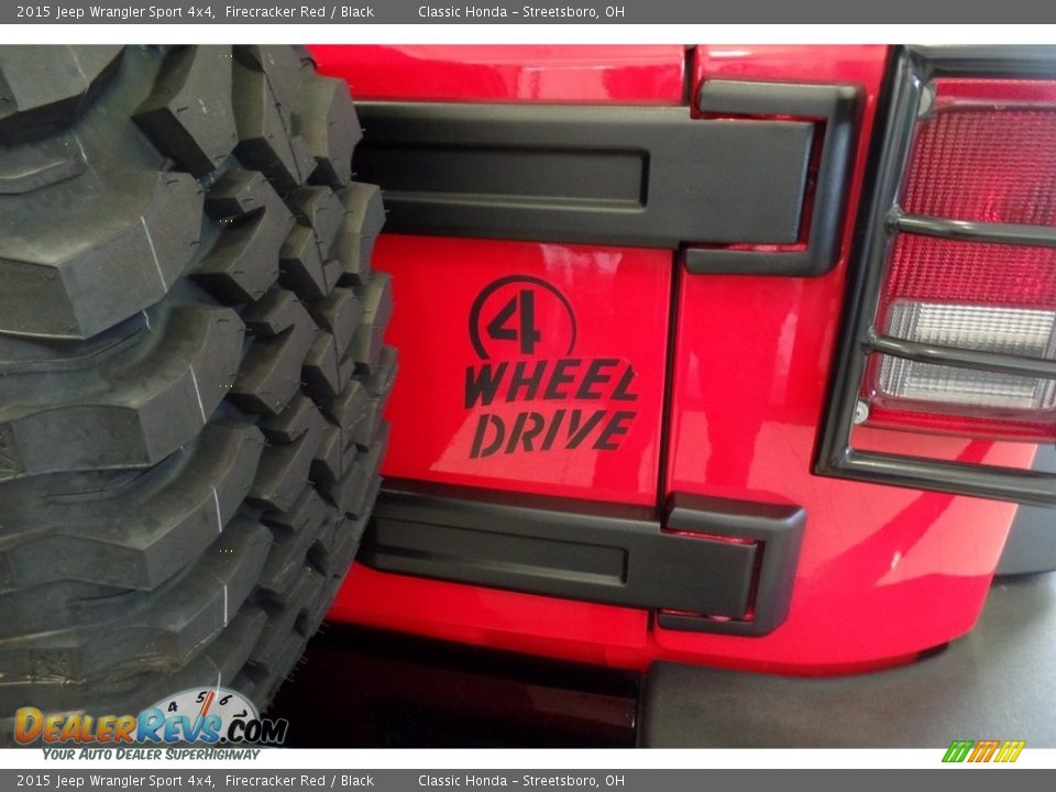 2015 Jeep Wrangler Sport 4x4 Firecracker Red / Black Photo #9