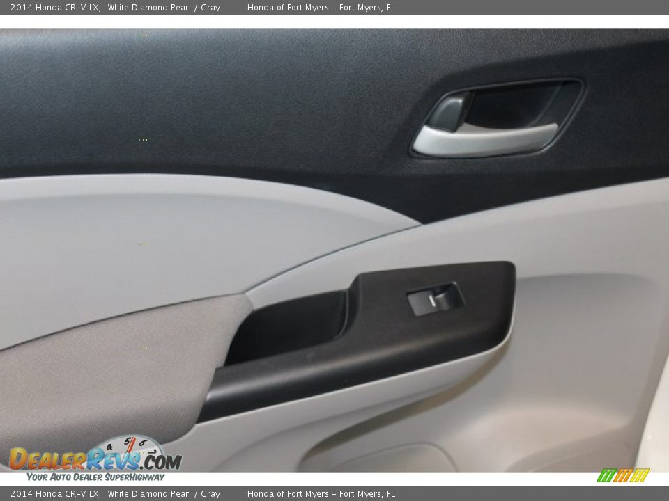 2014 Honda CR-V LX White Diamond Pearl / Gray Photo #23