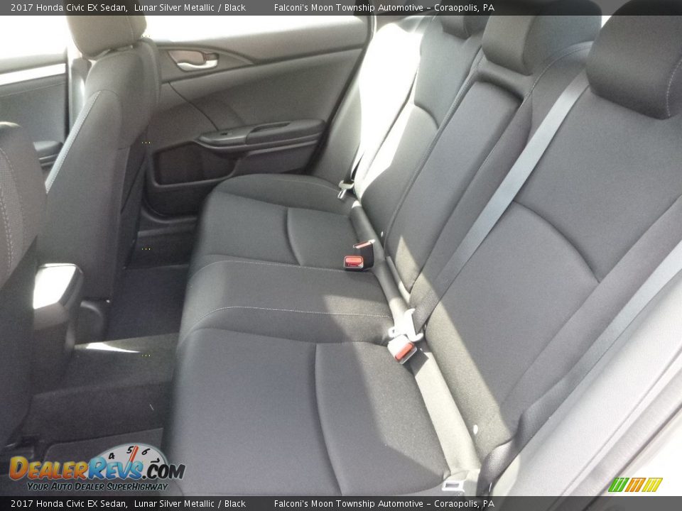 2017 Honda Civic EX Sedan Lunar Silver Metallic / Black Photo #9