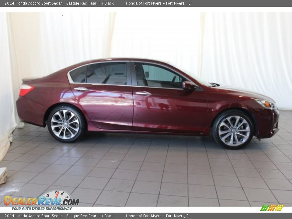 2014 Honda Accord Sport Sedan Basque Red Pearl II / Black Photo #3