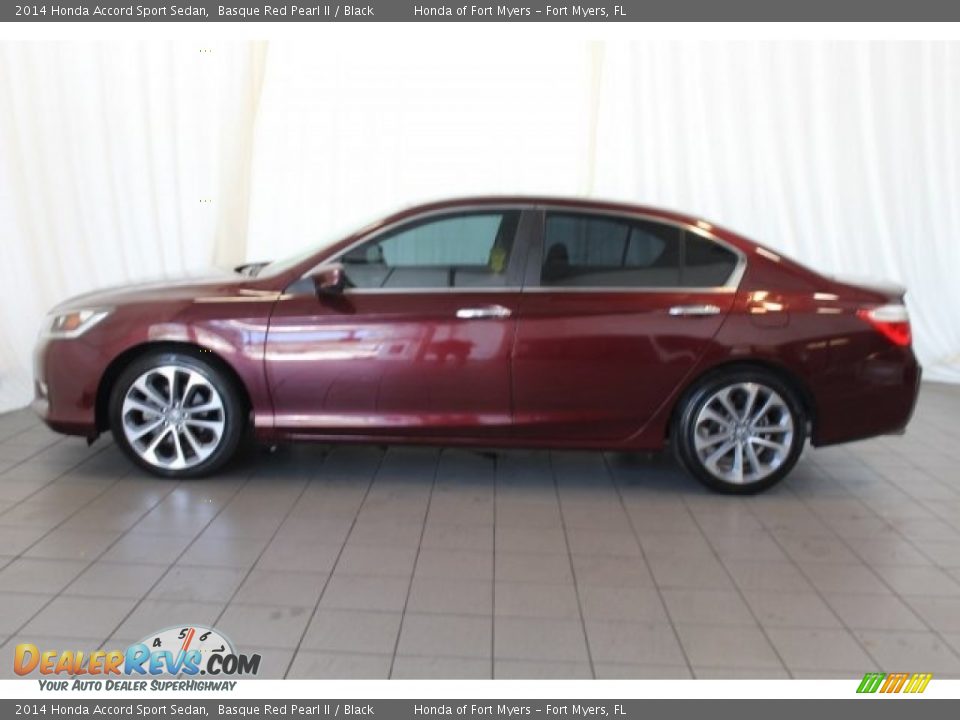 2014 Honda Accord Sport Sedan Basque Red Pearl II / Black Photo #5