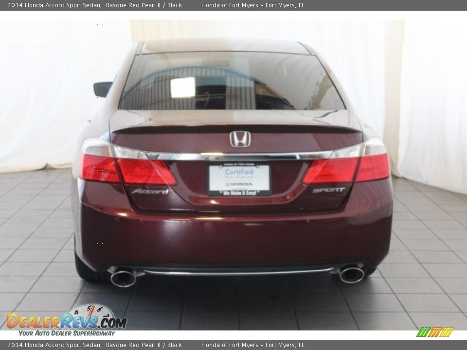 2014 Honda Accord Sport Sedan Basque Red Pearl II / Black Photo #7