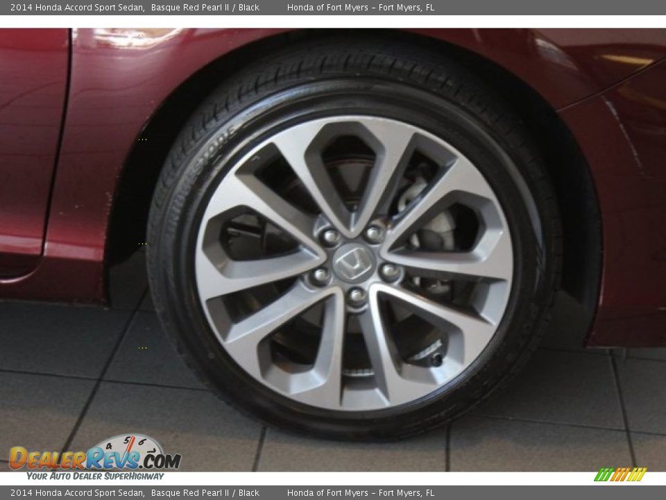 2014 Honda Accord Sport Sedan Basque Red Pearl II / Black Photo #8