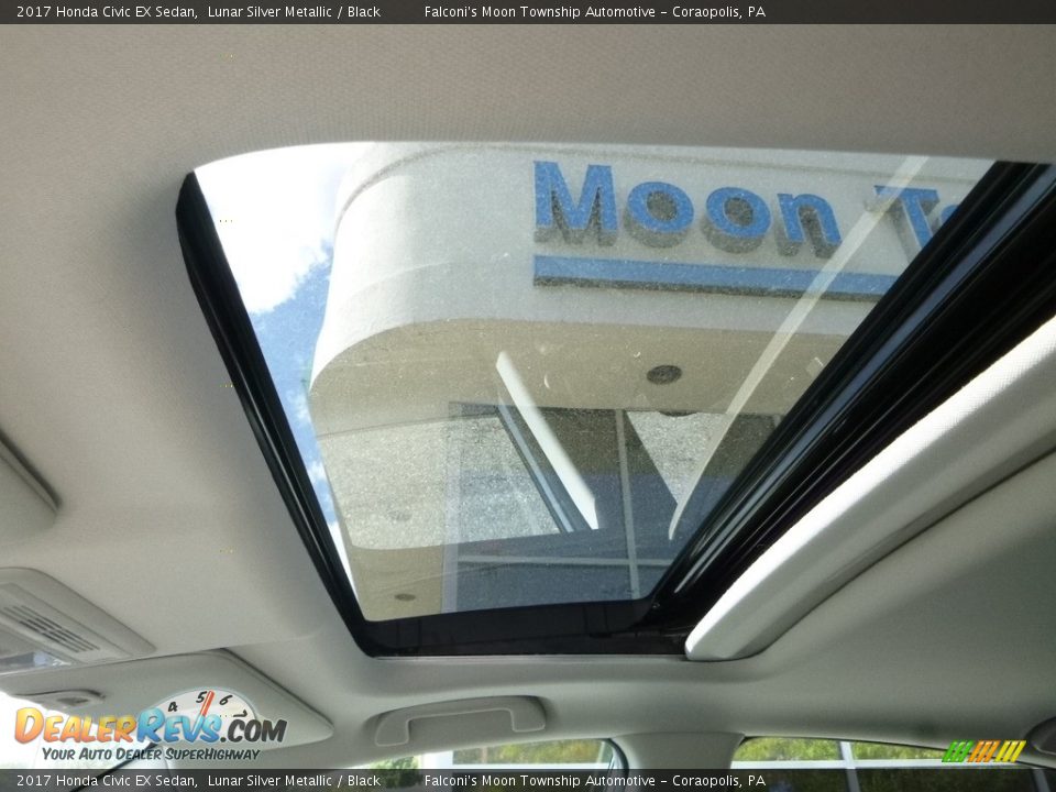 2017 Honda Civic EX Sedan Lunar Silver Metallic / Black Photo #13