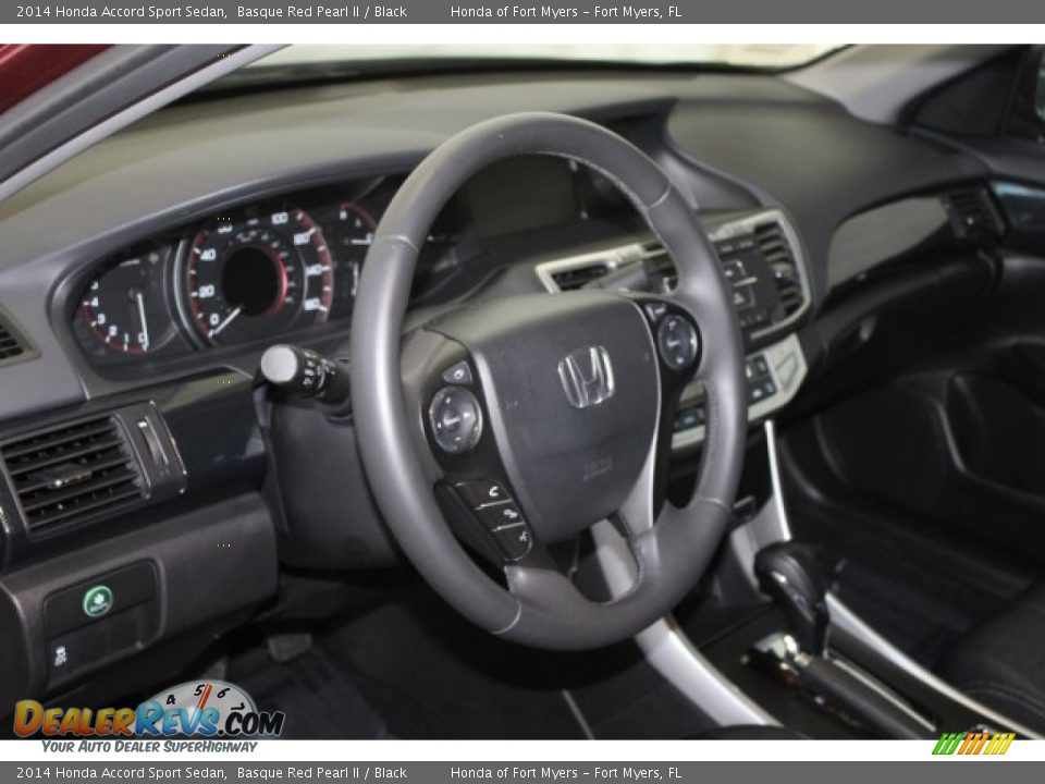 2014 Honda Accord Sport Sedan Basque Red Pearl II / Black Photo #12