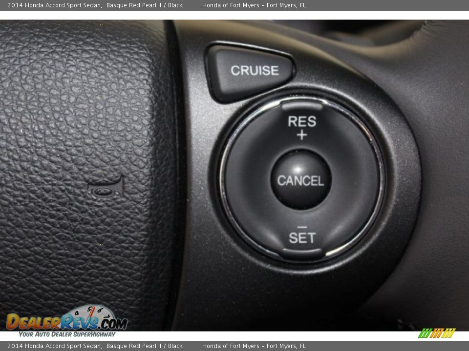 2014 Honda Accord Sport Sedan Basque Red Pearl II / Black Photo #14