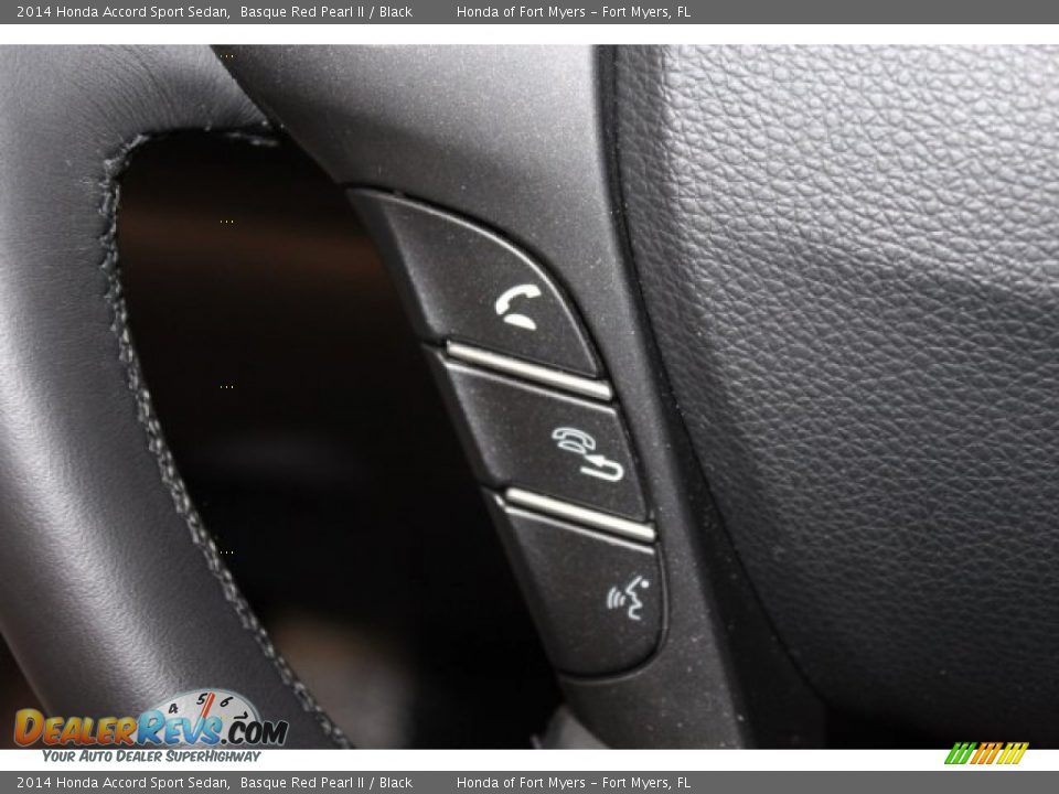 2014 Honda Accord Sport Sedan Basque Red Pearl II / Black Photo #15