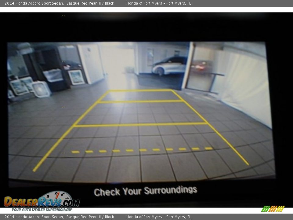 2014 Honda Accord Sport Sedan Basque Red Pearl II / Black Photo #18