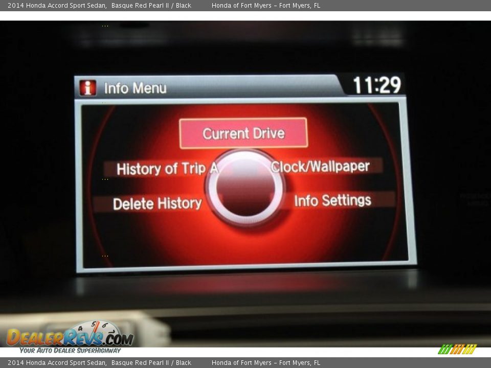 2014 Honda Accord Sport Sedan Basque Red Pearl II / Black Photo #19