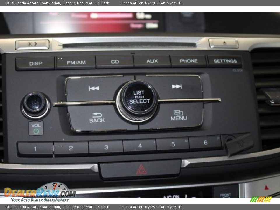 2014 Honda Accord Sport Sedan Basque Red Pearl II / Black Photo #20