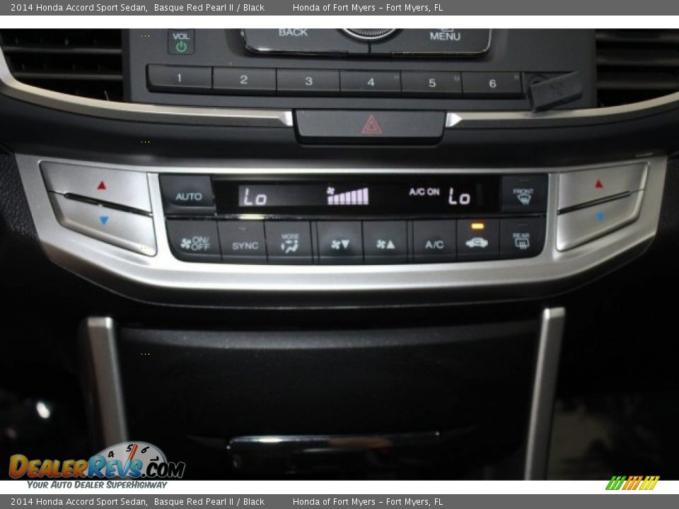 2014 Honda Accord Sport Sedan Basque Red Pearl II / Black Photo #21