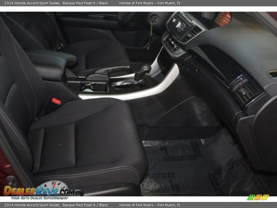 2014 Honda Accord Sport Sedan Basque Red Pearl II / Black Photo #28