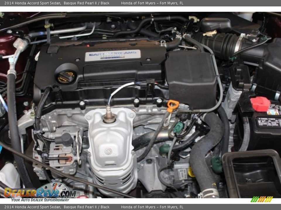 2014 Honda Accord Sport Sedan Basque Red Pearl II / Black Photo #29