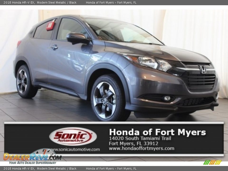 2018 Honda HR-V EX Modern Steel Metallic / Black Photo #1