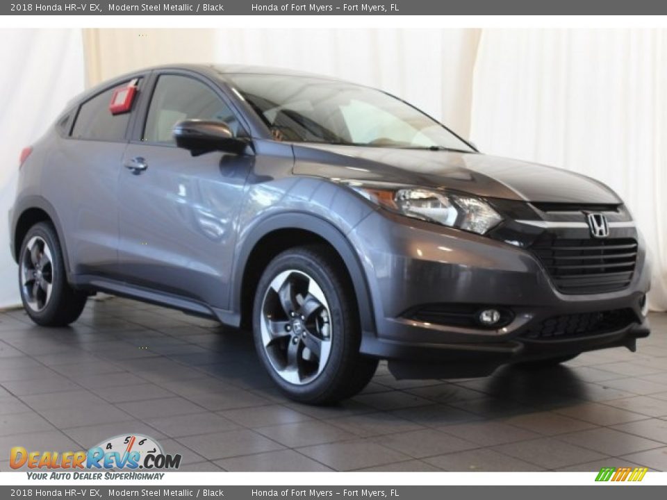 2018 Honda HR-V EX Modern Steel Metallic / Black Photo #2