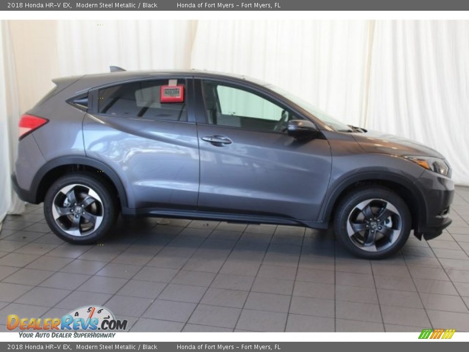 2018 Honda HR-V EX Modern Steel Metallic / Black Photo #3