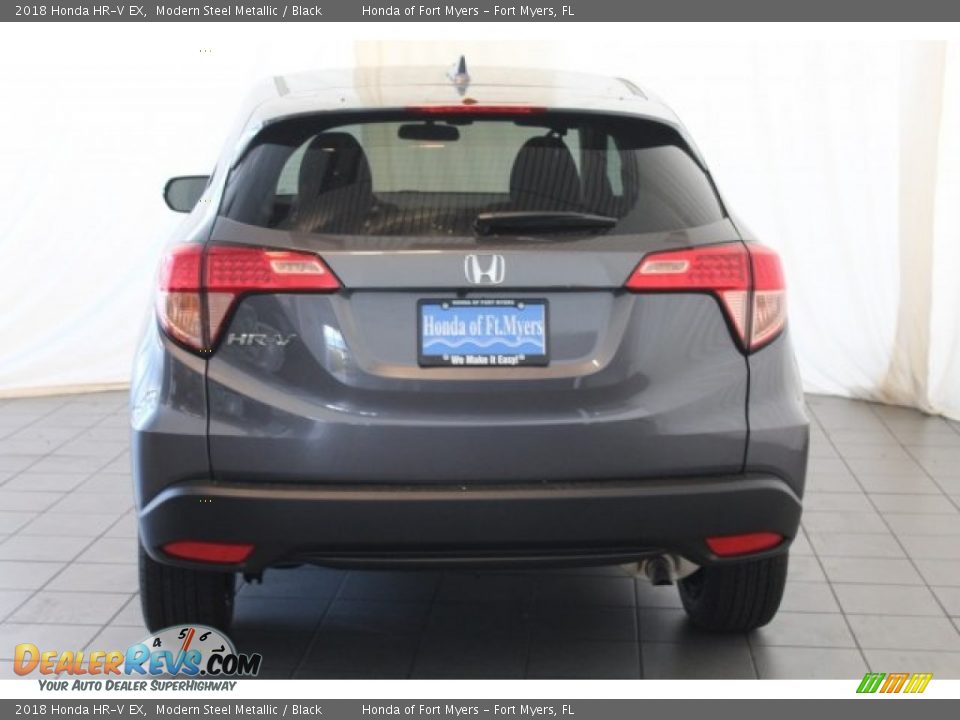 2018 Honda HR-V EX Modern Steel Metallic / Black Photo #7