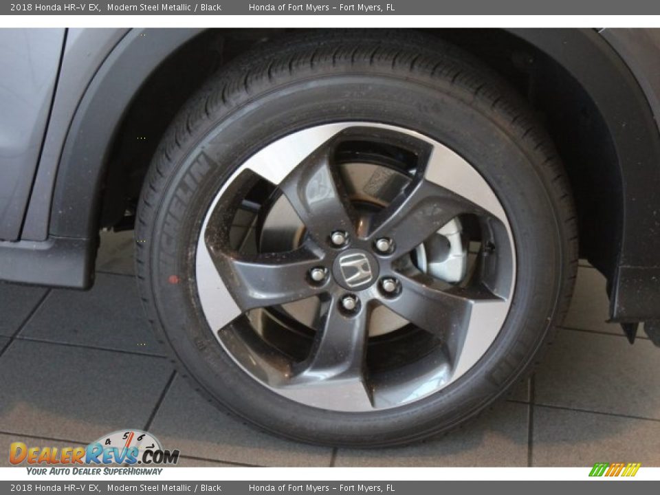 2018 Honda HR-V EX Modern Steel Metallic / Black Photo #8