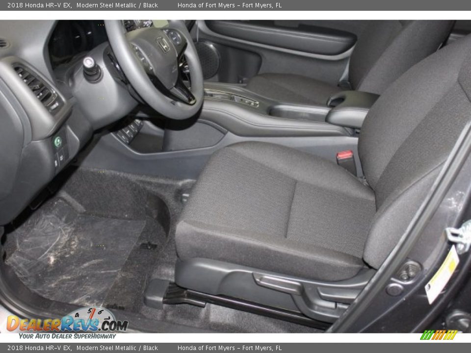 2018 Honda HR-V EX Modern Steel Metallic / Black Photo #11