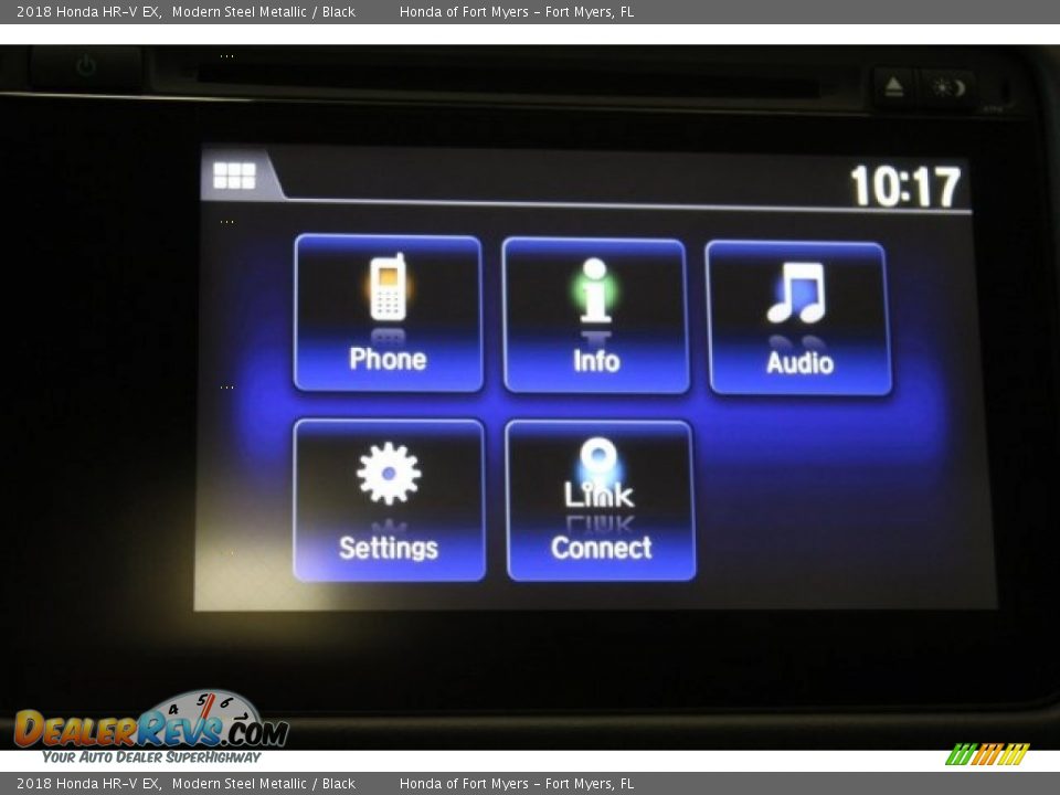 2018 Honda HR-V EX Modern Steel Metallic / Black Photo #17