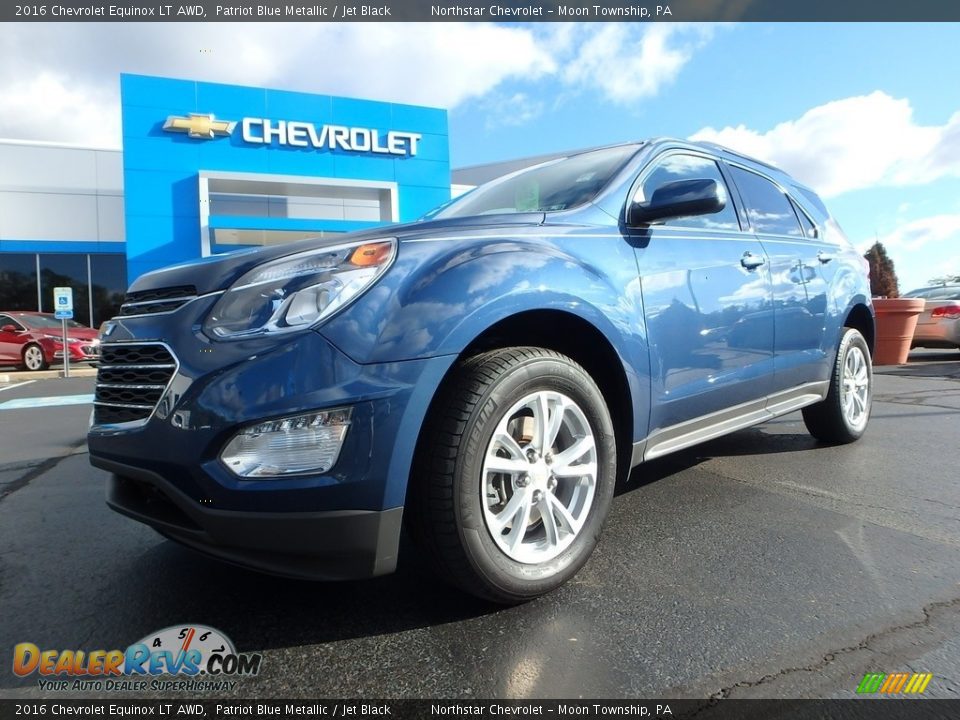 2016 Chevrolet Equinox LT AWD Patriot Blue Metallic / Jet Black Photo #2