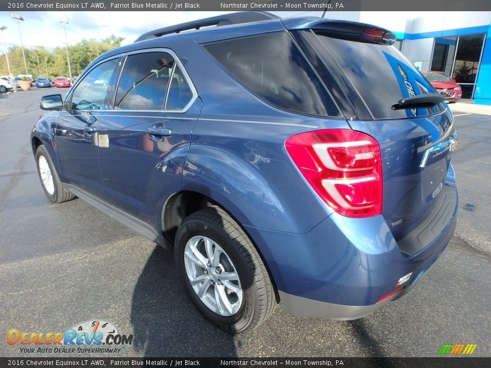 2016 Chevrolet Equinox LT AWD Patriot Blue Metallic / Jet Black Photo #4