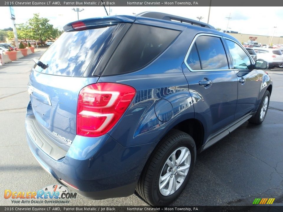 2016 Chevrolet Equinox LT AWD Patriot Blue Metallic / Jet Black Photo #8