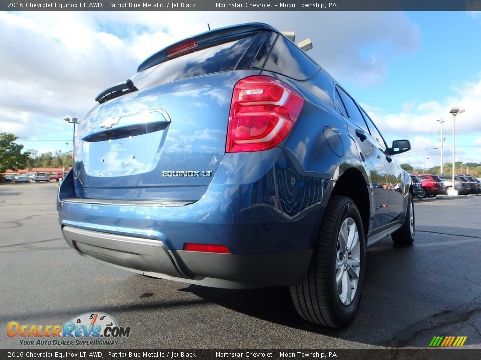 2016 Chevrolet Equinox LT AWD Patriot Blue Metallic / Jet Black Photo #9