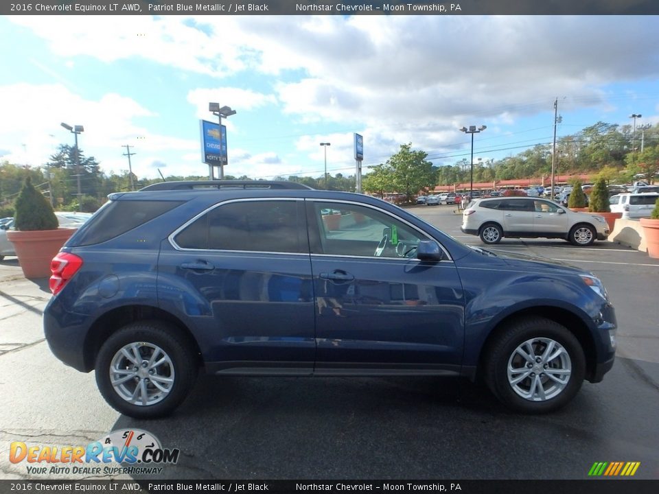 2016 Chevrolet Equinox LT AWD Patriot Blue Metallic / Jet Black Photo #10
