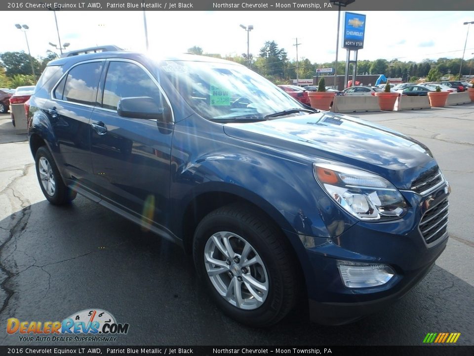 2016 Chevrolet Equinox LT AWD Patriot Blue Metallic / Jet Black Photo #11