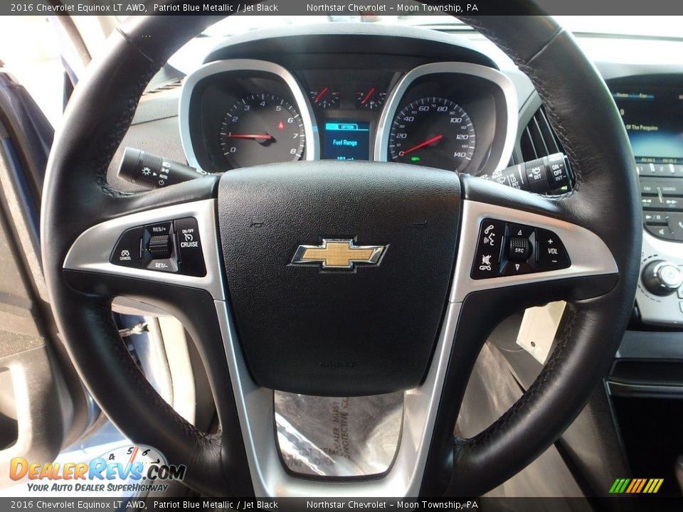 2016 Chevrolet Equinox LT AWD Patriot Blue Metallic / Jet Black Photo #26