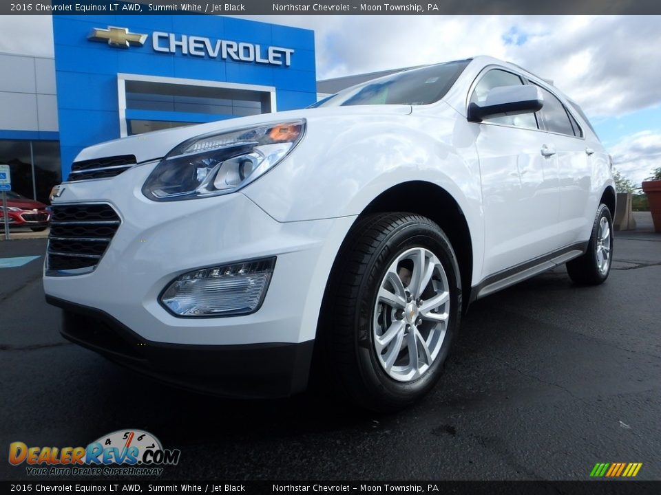 2016 Chevrolet Equinox LT AWD Summit White / Jet Black Photo #2