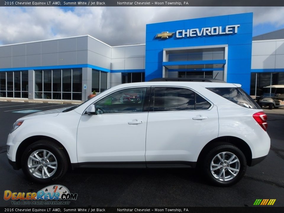 2016 Chevrolet Equinox LT AWD Summit White / Jet Black Photo #3