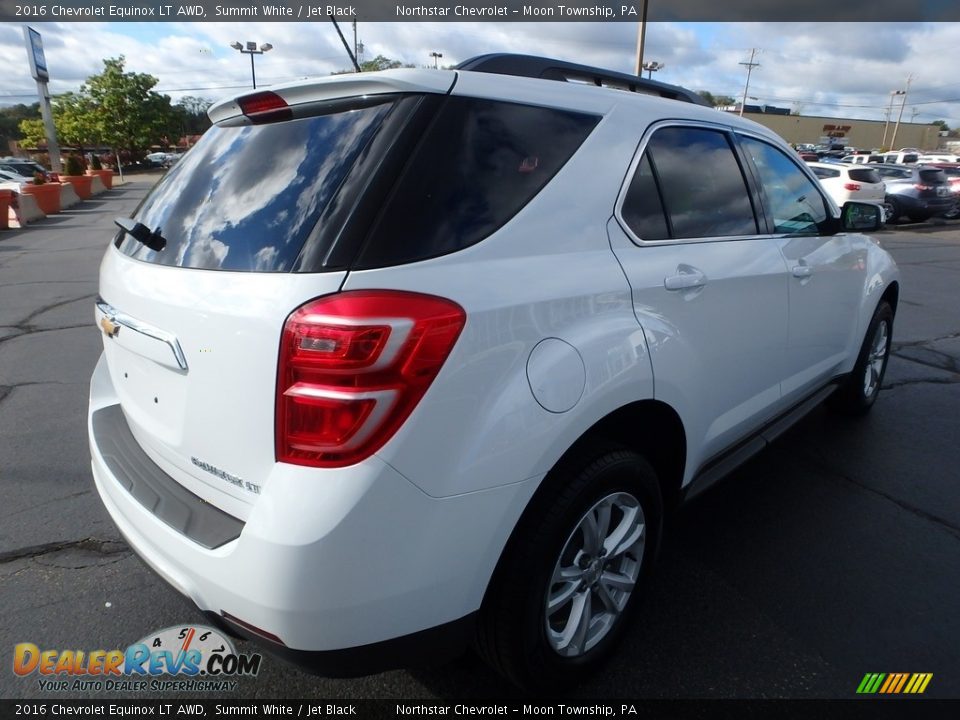 2016 Chevrolet Equinox LT AWD Summit White / Jet Black Photo #8