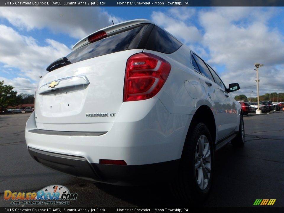 2016 Chevrolet Equinox LT AWD Summit White / Jet Black Photo #9