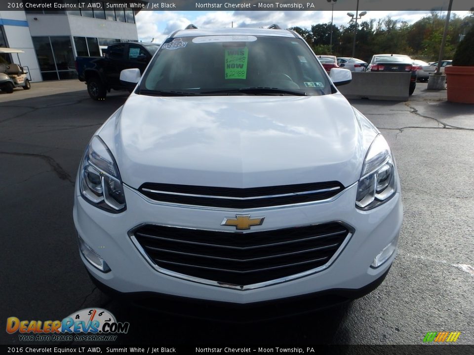 2016 Chevrolet Equinox LT AWD Summit White / Jet Black Photo #12