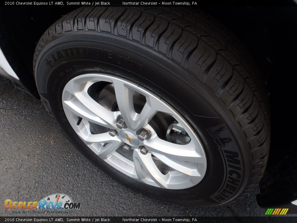 2016 Chevrolet Equinox LT AWD Summit White / Jet Black Photo #13