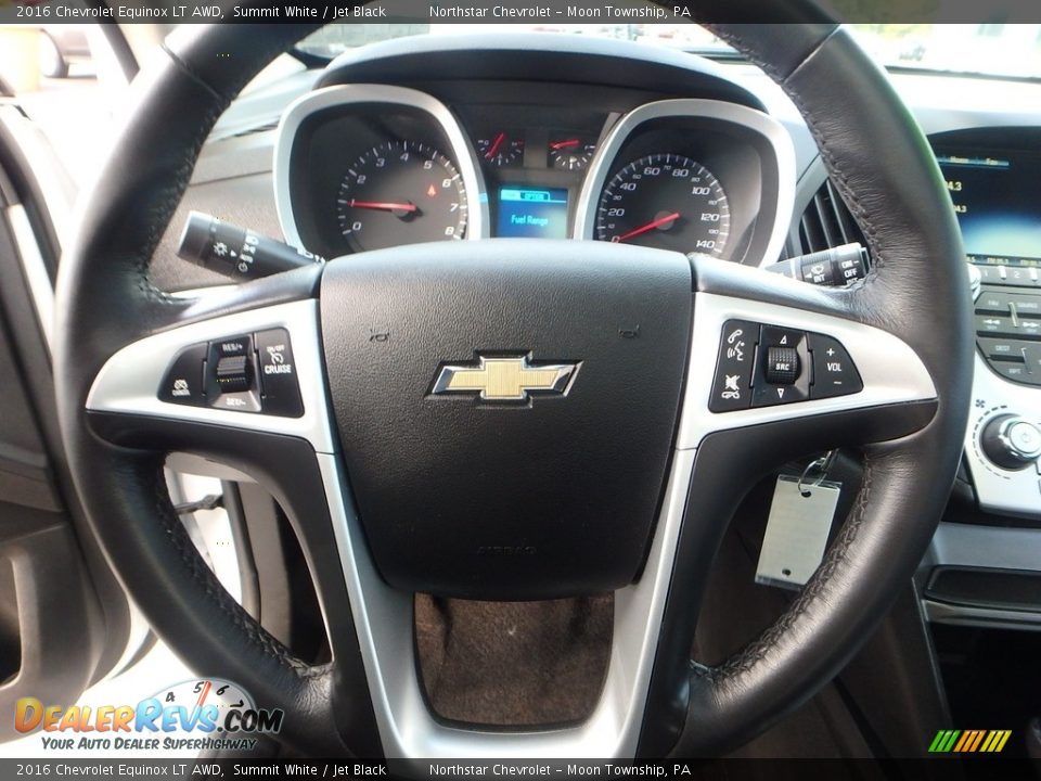 2016 Chevrolet Equinox LT AWD Summit White / Jet Black Photo #26