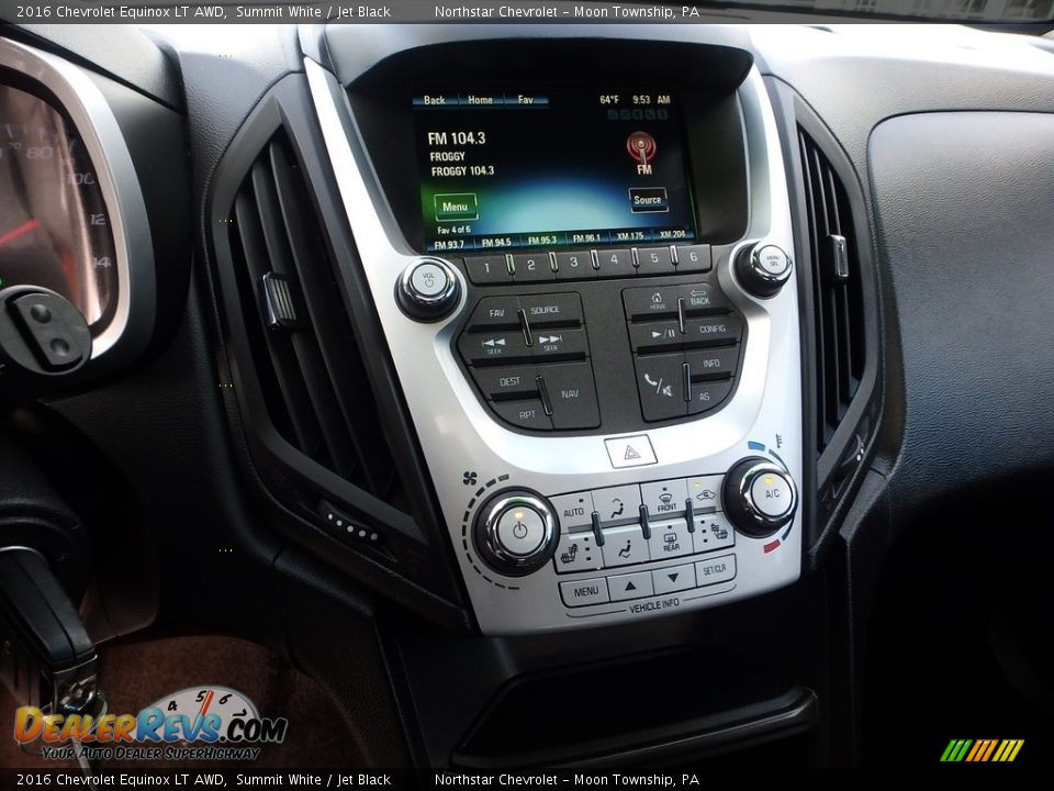 2016 Chevrolet Equinox LT AWD Summit White / Jet Black Photo #27
