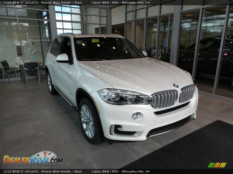 2018 BMW X5 xDrive35i Mineral White Metallic / Black Photo #1