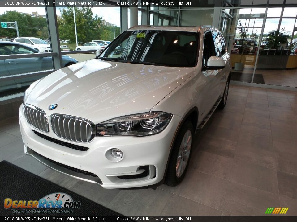 2018 BMW X5 xDrive35i Mineral White Metallic / Black Photo #3