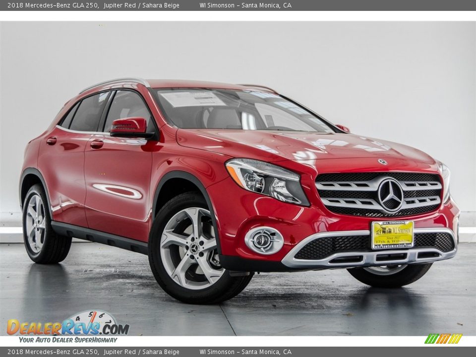 2018 Mercedes-Benz GLA 250 Jupiter Red / Sahara Beige Photo #12