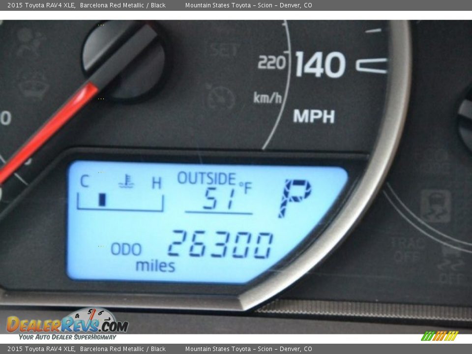 2015 Toyota RAV4 XLE Barcelona Red Metallic / Black Photo #30