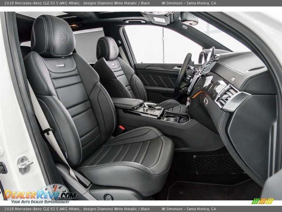 Black Interior - 2018 Mercedes-Benz GLE 63 S AMG 4Matic Photo #2