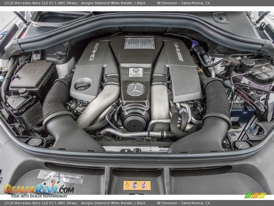 2018 Mercedes-Benz GLE 63 S AMG 4Matic 5.5 Liter AMG DI biturbo DOHC 32-Valve VVT V8 Engine Photo #8