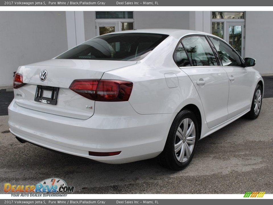 2017 Volkswagen Jetta S Pure White / Black/Palladium Gray Photo #10