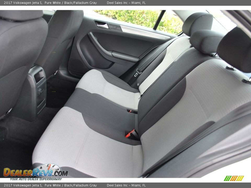 2017 Volkswagen Jetta S Pure White / Black/Palladium Gray Photo #12