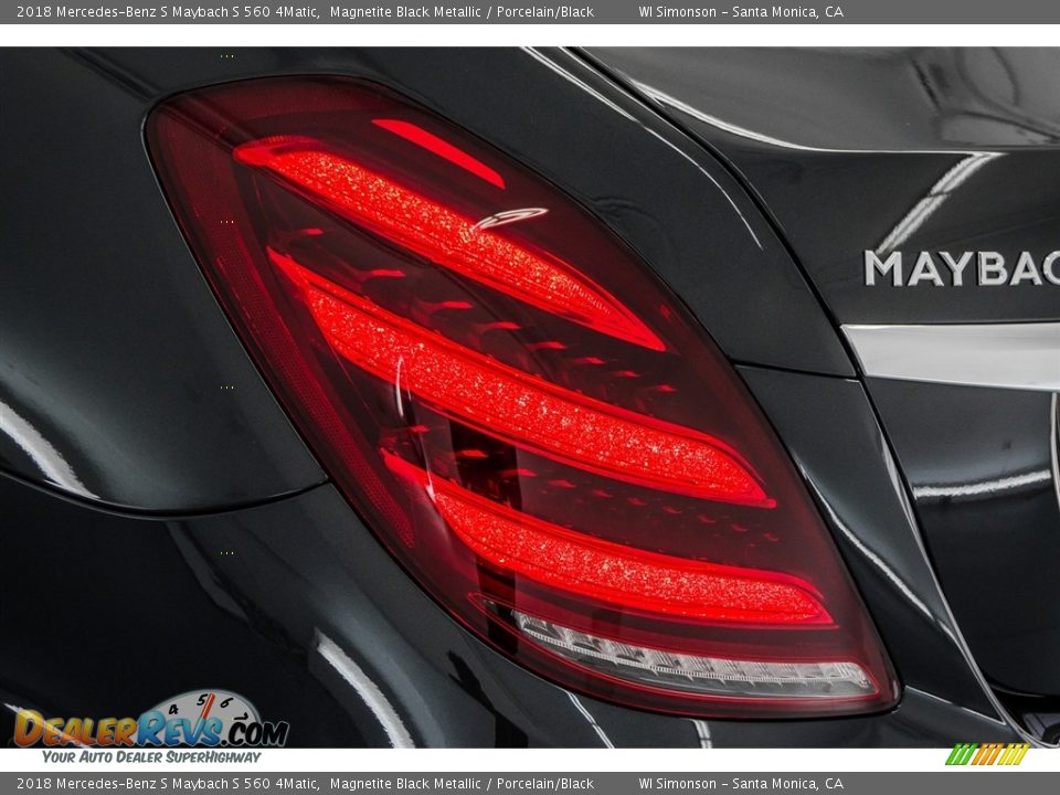 2018 Mercedes-Benz S Maybach S 560 4Matic Magnetite Black Metallic / Porcelain/Black Photo #27