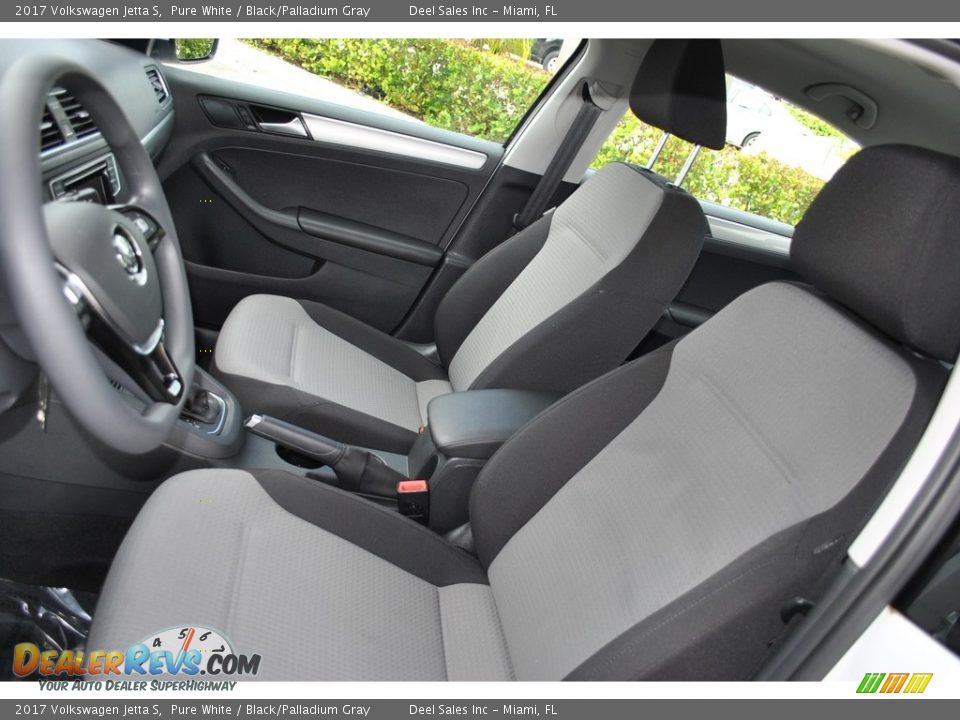 2017 Volkswagen Jetta S Pure White / Black/Palladium Gray Photo #14