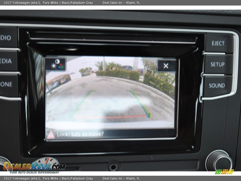 2017 Volkswagen Jetta S Pure White / Black/Palladium Gray Photo #16